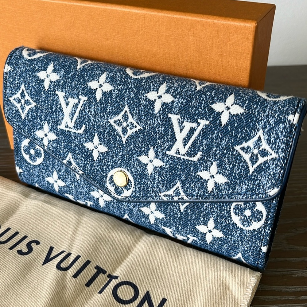 Louis Vuitton Jacquard Monogram Denim Wallet